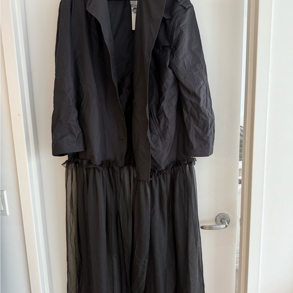 Nensi Dojaka Hybrid trench coat